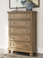 Feddinger California  Storage Sleigh Bed With Mirrored Dresser, Chest And Nightstand
