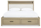 Calmoro  Bookcase Bed With Mirrored Dresser