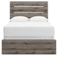 Graystorm  Panel Bed, Dresser And Mirror