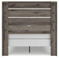 Graystorm  Panel Bed, Dresser And Mirror