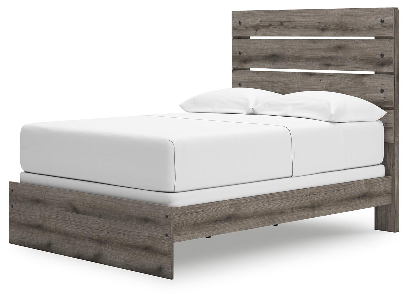 Graystorm  Panel Bed, Dresser And Mirror