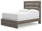 Graystorm  Panel Bed, Dresser And Mirror