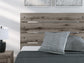 Graystorm  Panel Bed, Dresser And Mirror