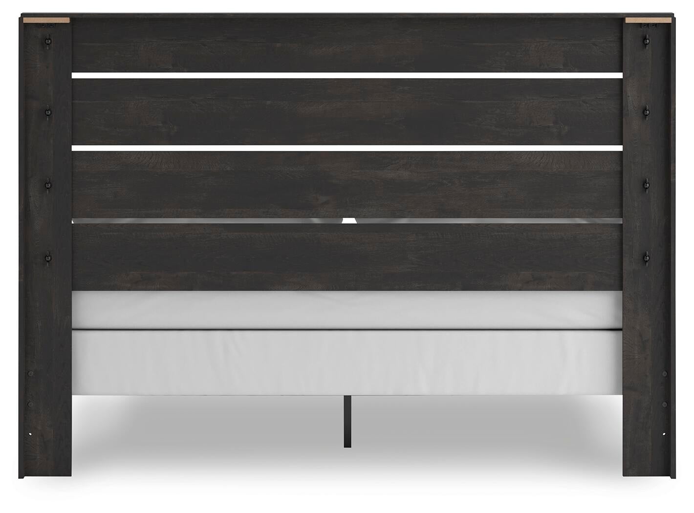 Cama con panel, tocador y espejo Hollivern