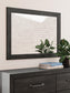 Cama con panel, tocador y espejo Hollivern