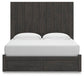 Cama Panel, Cómoda, Espejo y Mesita de Noche Fraluna