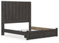 Cama Panel, Cómoda, Espejo y Mesita de Noche Fraluna