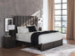 Cama Panel, Cómoda, Espejo y Mesita de Noche Fraluna