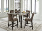Ashley Express - Jeshina Counter Height Dining Table and 4 Barstools