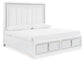 Chalanna  Upholstered Storage Bed, Dresser, Mirror, Chest And Nightstand