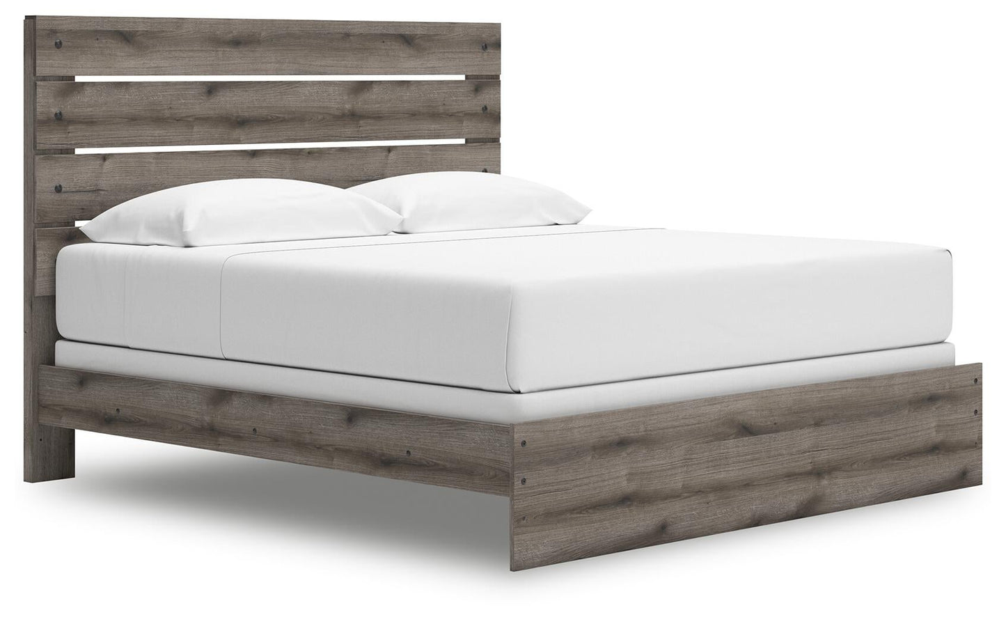 Graystorm  Panel Bed, Dresser And Mirror