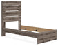 Graystorm  Panel Bed, Dresser And Mirror