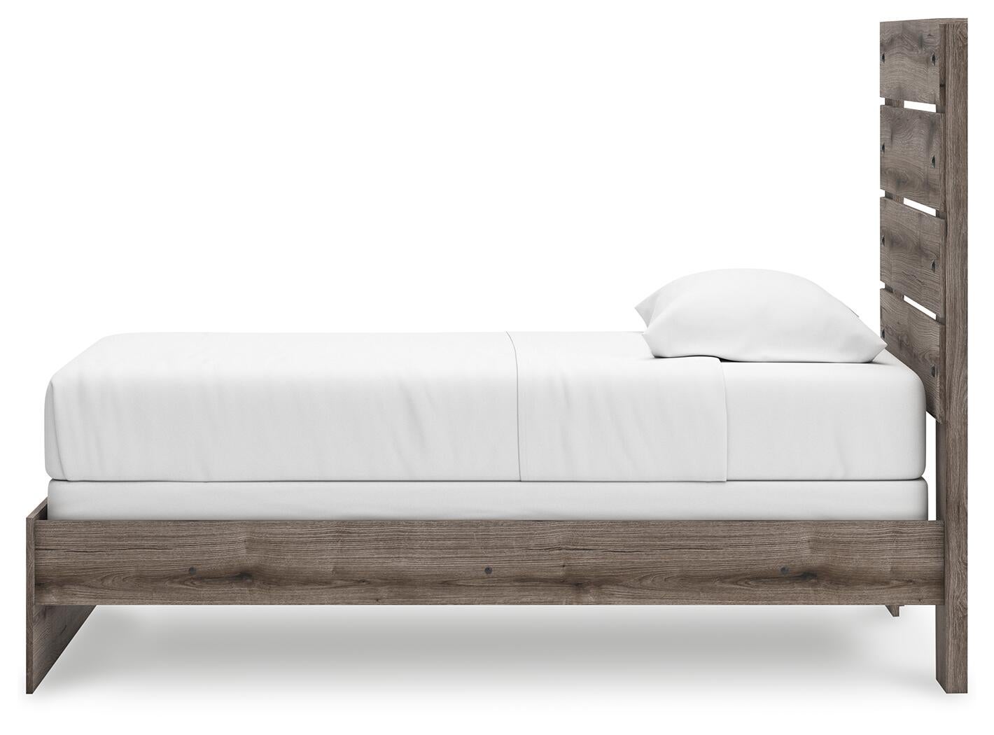 Graystorm  Panel Bed, Dresser And Mirror