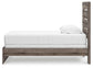 Graystorm  Panel Bed, Dresser And Mirror