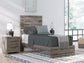 Graystorm  Panel Bed, Dresser And Mirror