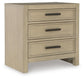 Calmoro  Bookcase Bed With Mirrored Dresser And Nightstand