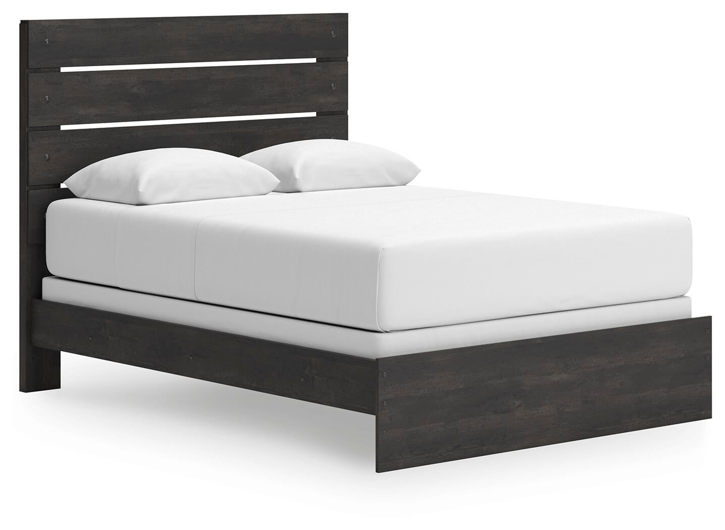 Hollivern  Panel Bed, Dresser And Mirror