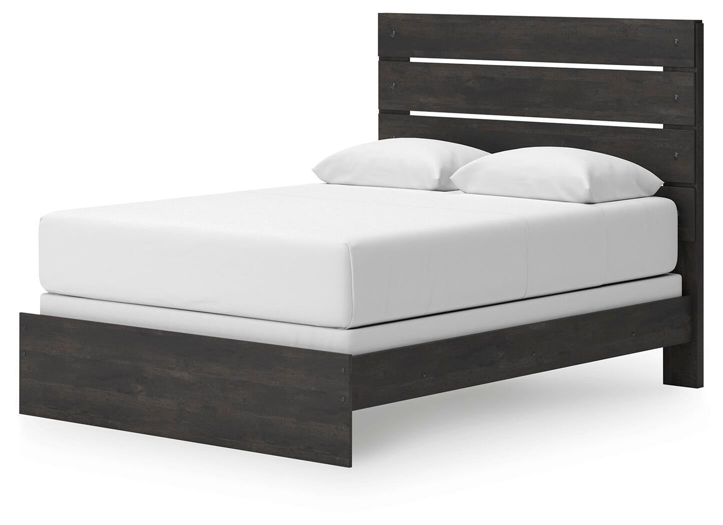 Hollivern  Panel Bed, Dresser And Mirror