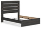 Hollivern  Panel Bed, Dresser And Mirror