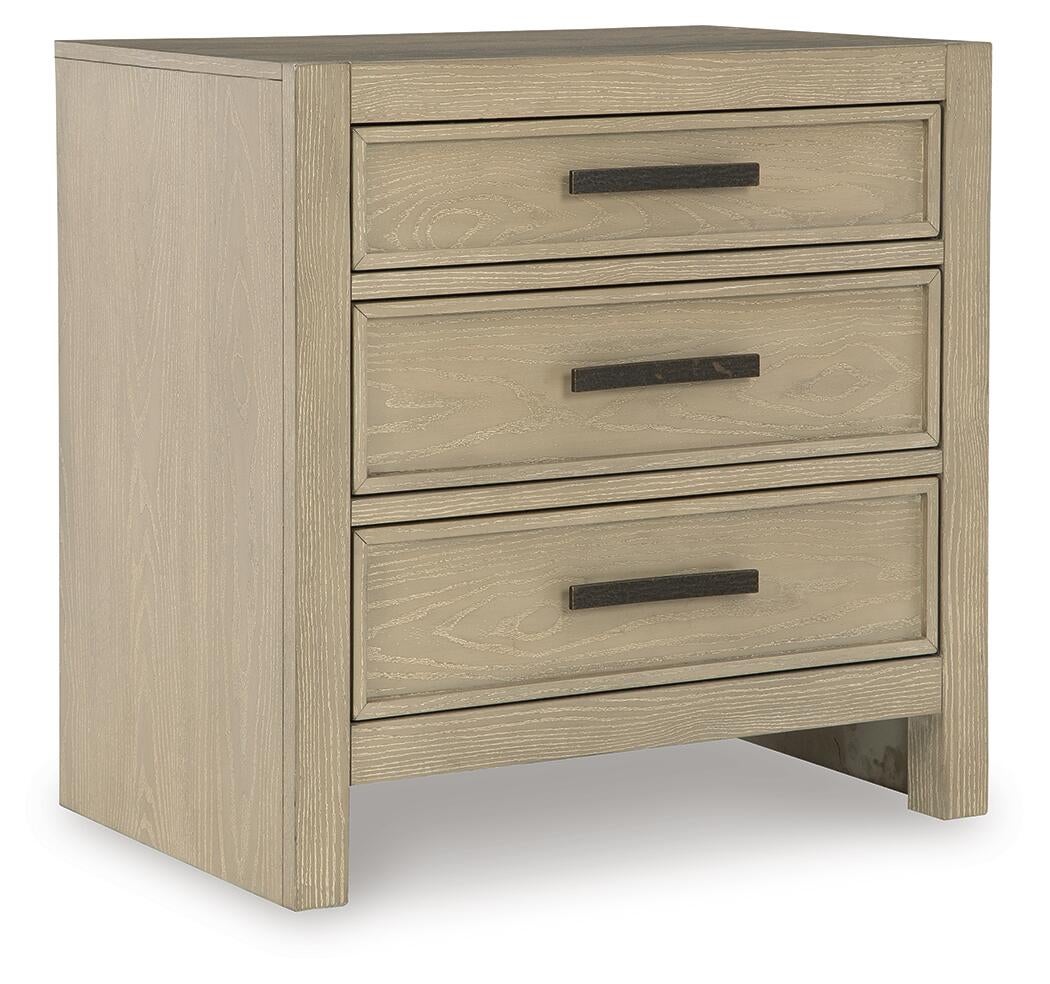 Calmoro California  Bookcase Bed With Mirrored Dresser And Nightstand