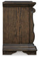 Maylee  Canopy Bed, Dresser, Mirror, Chest And Nightstand