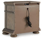 Ardenfield  Upholstered Sleigh Bed, Dresser, Mirror, Chest And Nightstand