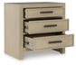 Calmoro  Bookcase Bed With Mirrored Dresser And Nightstand