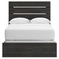 Hollivern  Panel Bed, Dresser, Mirror And Nightstand