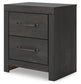 Hollivern  Panel Bed, Dresser, Mirror And Nightstand