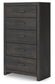 Hollivern  Panel Bed With Storage, Dresser, Mirror, Chest And Nightstand