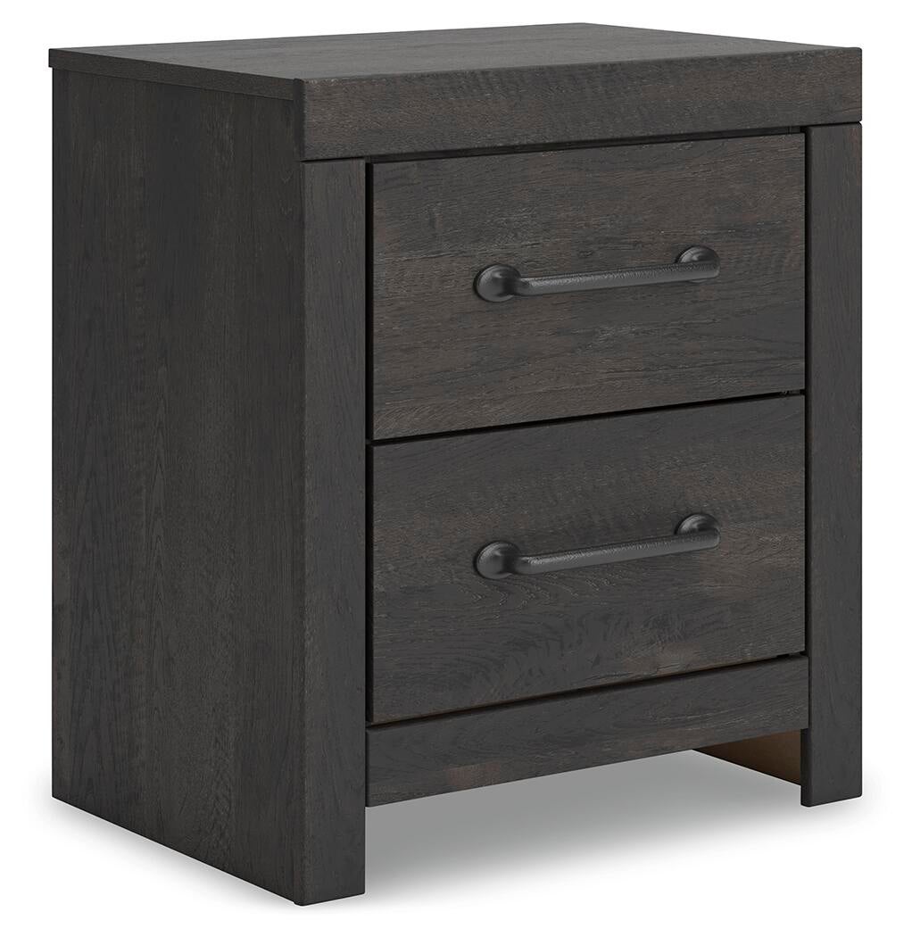 Hollivern  Panel Bed With Storage, Dresser, Mirror, Chest And Nightstand