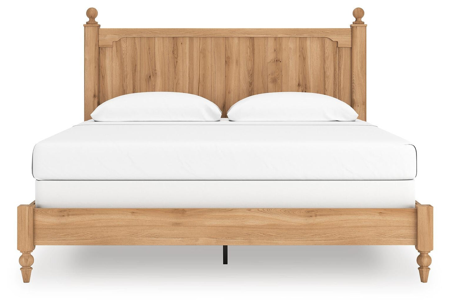 Cama con panel y cómoda con espejo Aleaport