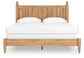 Cama con panel y cómoda con espejo Aleaport