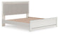 Zuraleus  Upholstered Panel Platform Bed, Dresser And Mirror
