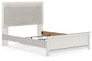 Zuraleus  Upholstered Panel Bed, Dresser, Mirror And Nightstand