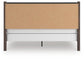 Pamytta  Upholstered Panel Bed, Dresser, Mirror And Nightstand