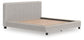 Zuraleus California  Upholstered Bed, Dresser, Mirror, Chest And Nightstand