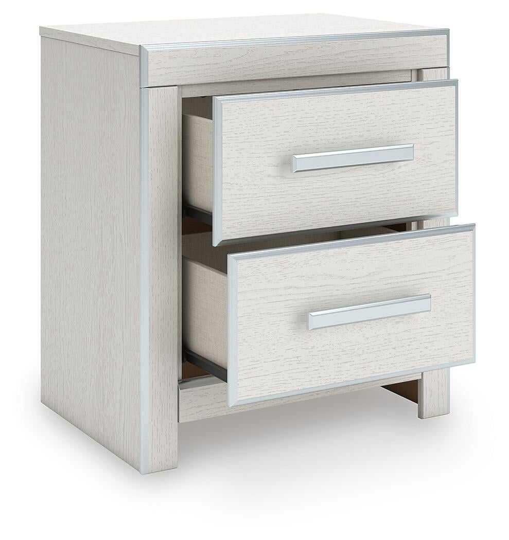 Zuraleus  Upholstered Bed, Dresser, Mirror, Chest And Nightstand