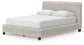 Zuraleus  Upholstered Bed, Dresser, Mirror And Nightstand