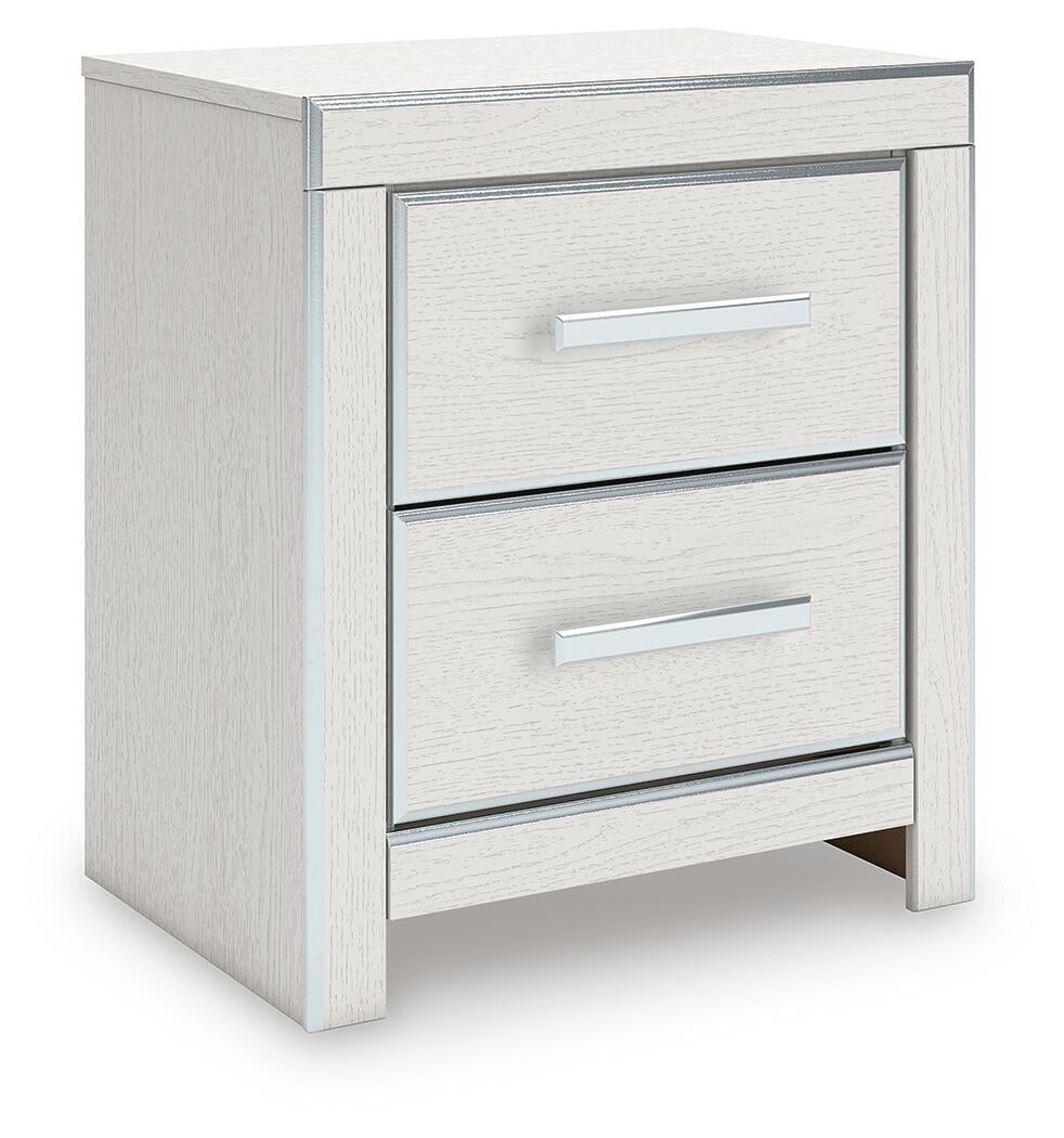 Zuraleus  Upholstered Bed, Dresser, Mirror And Nightstand