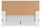 Zuraleus  Upholstered Panel Bed, Dresser And Mirror