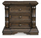 Maylee California  Canopy Bed, Dresser, Mirror And Nightstand