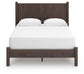 Cama con Plataforma, Tocador y Espejo Pamytta