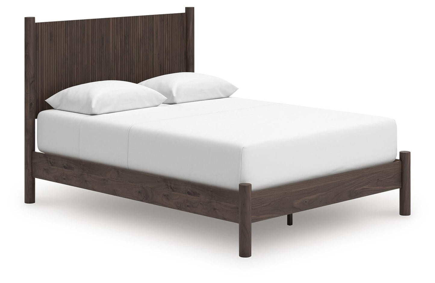 Cama con Plataforma, Tocador y Espejo Pamytta