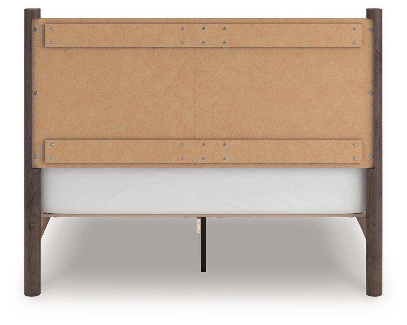 Cama con Plataforma, Tocador y Espejo Pamytta