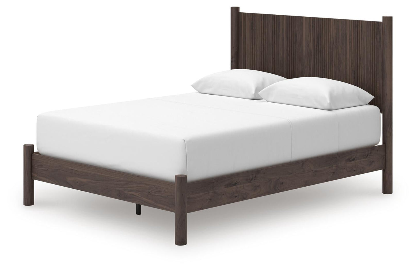 Cama con Plataforma, Tocador y Espejo Pamytta