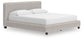 Zuraleus California  Upholstered Bed, Dresser, Mirror And Nightstand