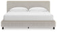 Zuraleus  Upholstered Bed, Dresser And Mirror