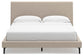 Cielden California  Upholstered Bed With Roll Slats, Dresser, Mirror And Nightstand
