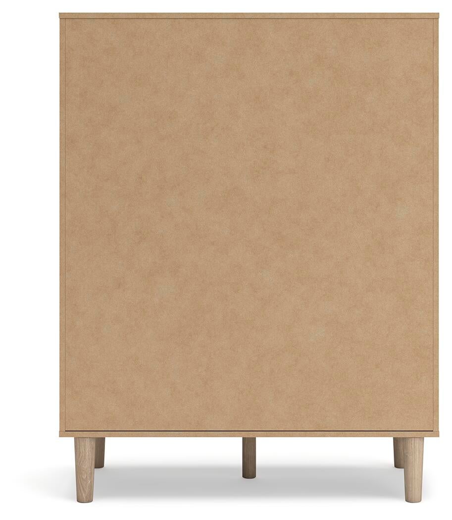 Cielden  Upholstered Bed With Roll Slats, Dresser, Mirror, Chest And Nightstand